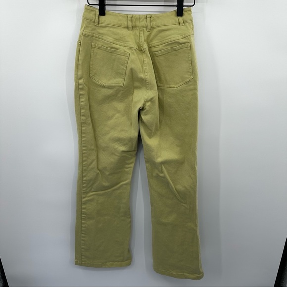 St John Sport By Marie Gray Womens Bootcut Denim Vintage Jeans Green 2 High Rise - Picture 2 of 10